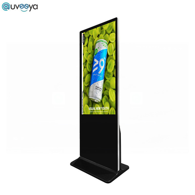 O quiosque do serviço do auto do suporte do assoalho de Android 4K indica o Signage de Digitas