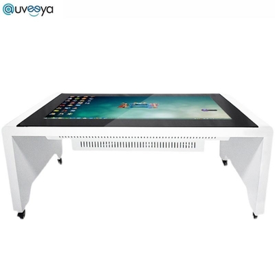 Auveeya moderou a tabela interativa da exposição do monitor Tabletop de vidro do tela táctil do LCD