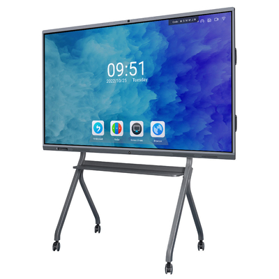 65 painel LCD da polegada 4K que ensina o tela táctil interativo esperto Whiteboard