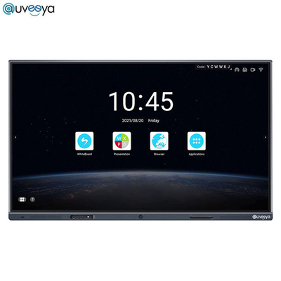 Painel interativo do diodo emissor de luz Digital do OEM 4K 75 polegadas com o PC opcional de OPS
