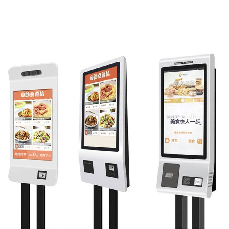 Fast Food 21,5&quot;24&quot;27&quot;32&quot;42&quot; polegadas Tela sensível ao toque Máquina de pagamento automático Quiosque de pedidos de pagamento para restaurantes